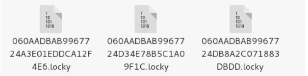 fichiers cryptés par locky